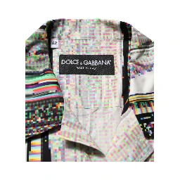 Multicolor Graphic Collared Casual Shirt