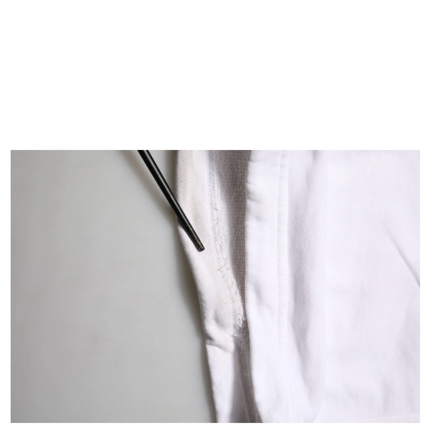 White Cotton Cargo Trousers Logo Patch Pants
