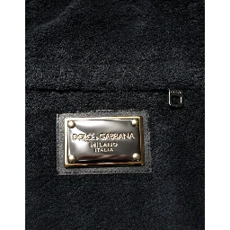 Black Cotton Logo Men Jogger Sweatpants Pants