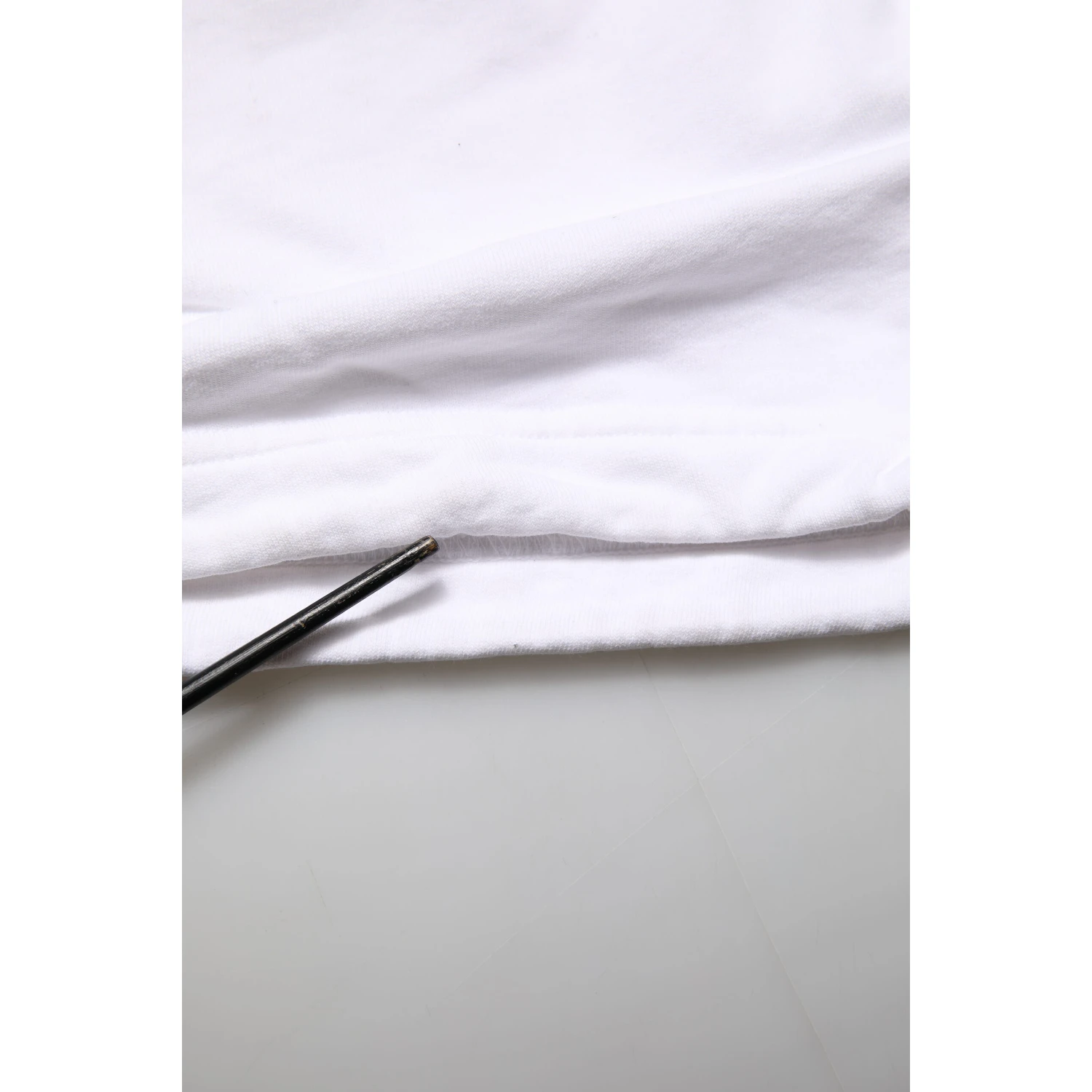 White Cotton Cargo Trousers Logo Patch Pants