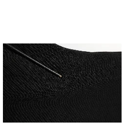 Black Cotton Blend Cargo Joggers Drawstring Pants