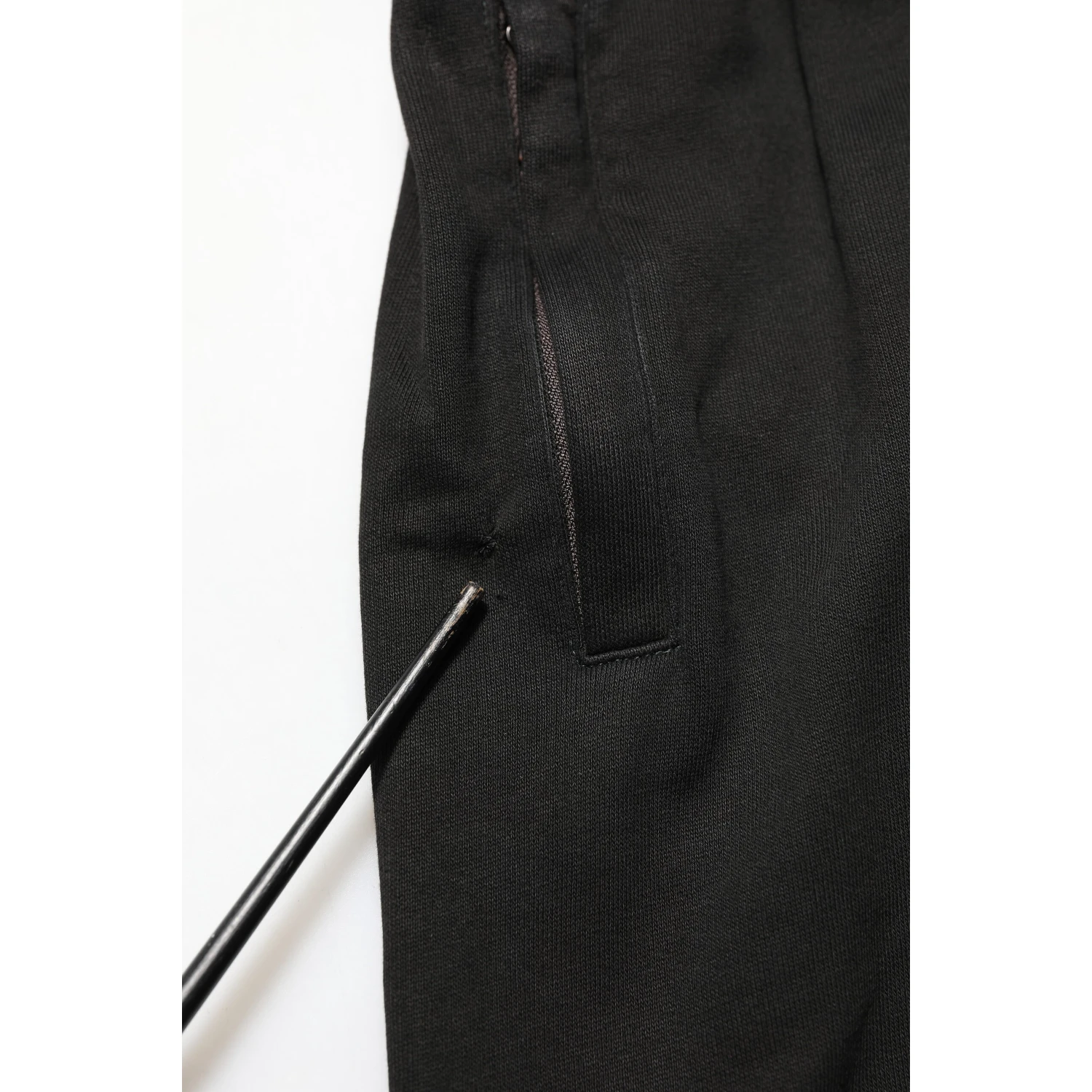 Black Cotton DG Logo Men Jogger Pants