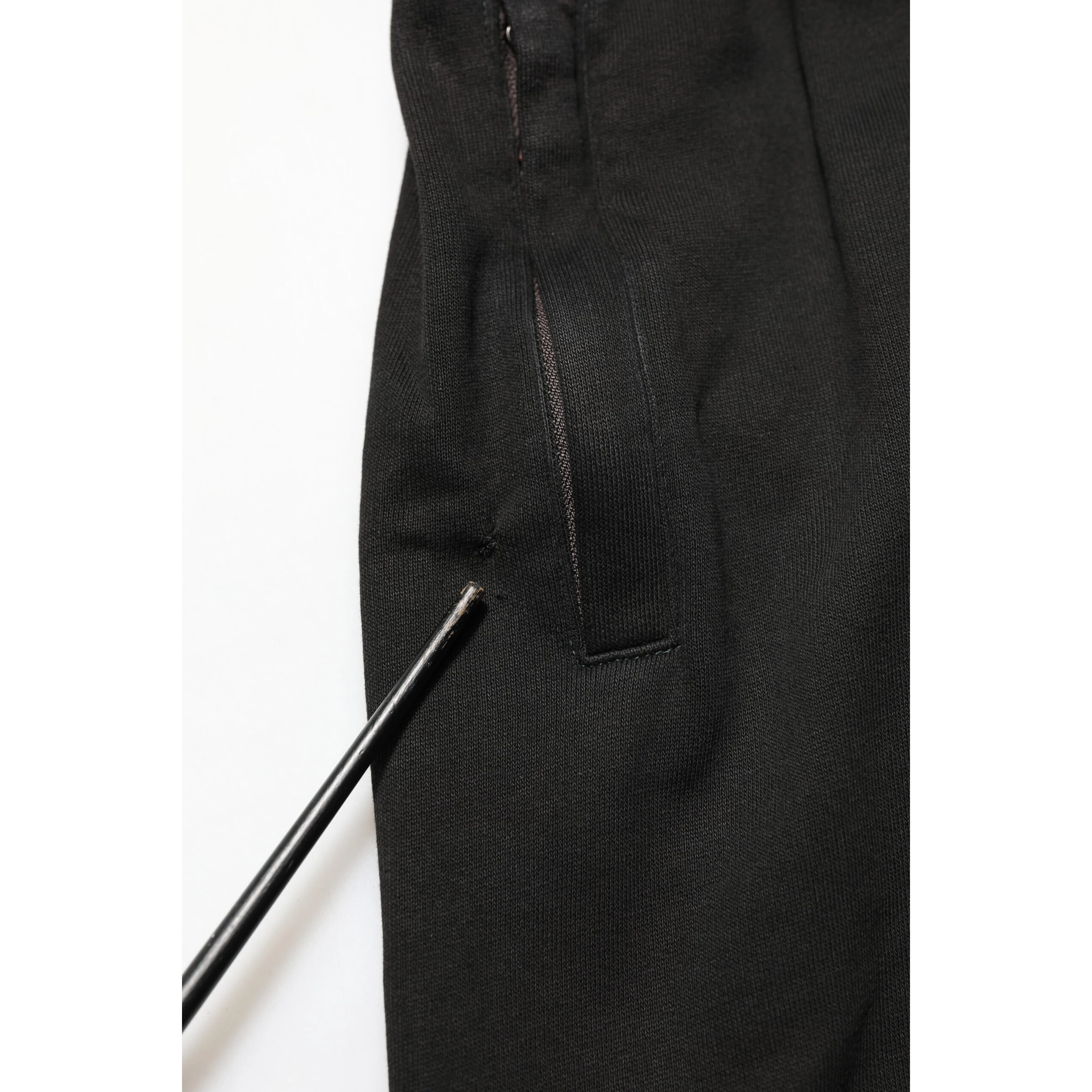 Black Cotton DG Logo Men Jogger Pants