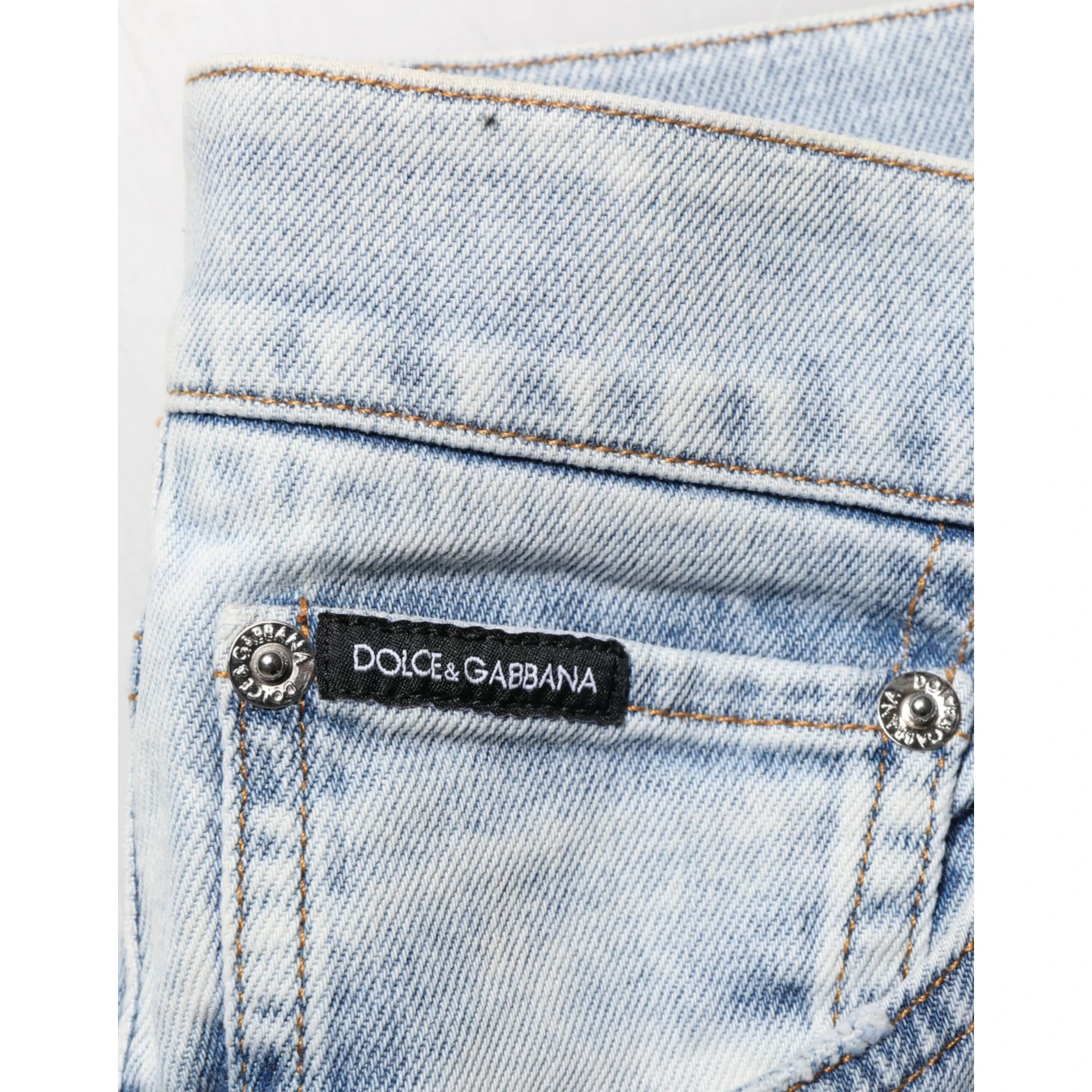 Light Blue Distressed Slim Fit Ripped Denim Jeans
