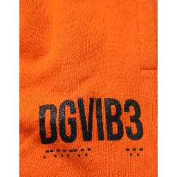 Orange Cotton DG VIB3 Logo Drawstring Sweatpants Pants