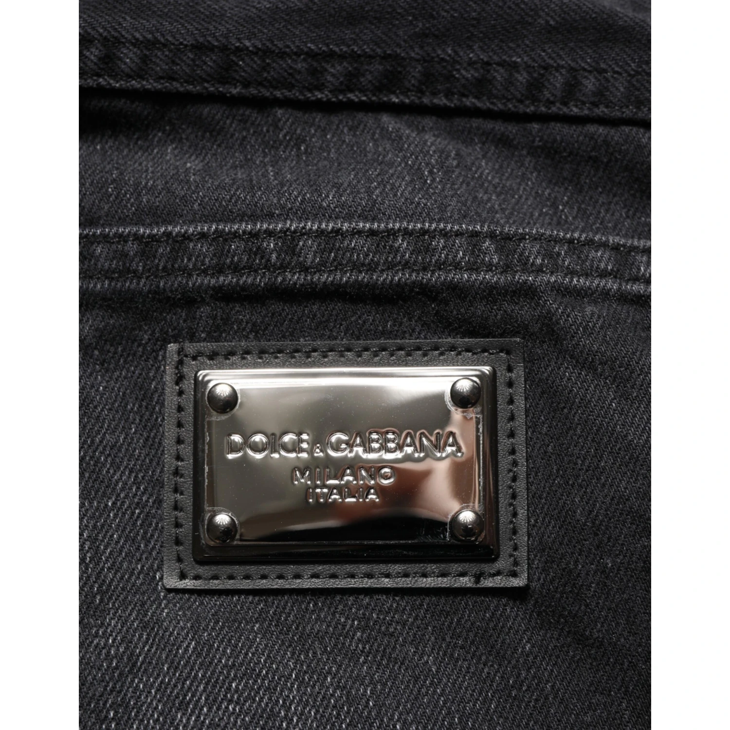 Black Washed Cotton Skinny Men Denim Jeans