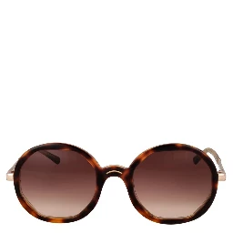 نظارات شمسية بنية اللون من الأسيتات