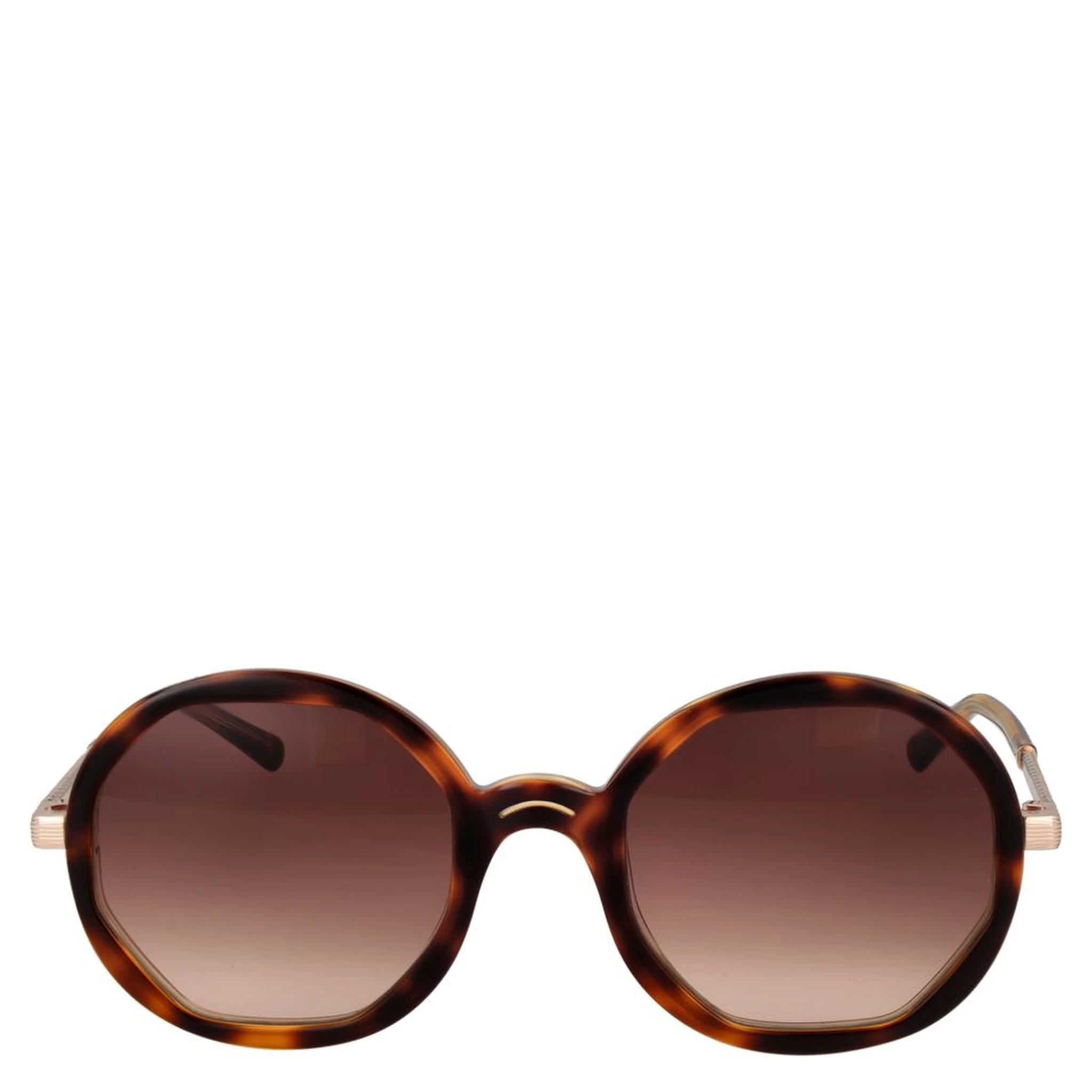 نظارات شمسية بنية اللون من الأسيتات