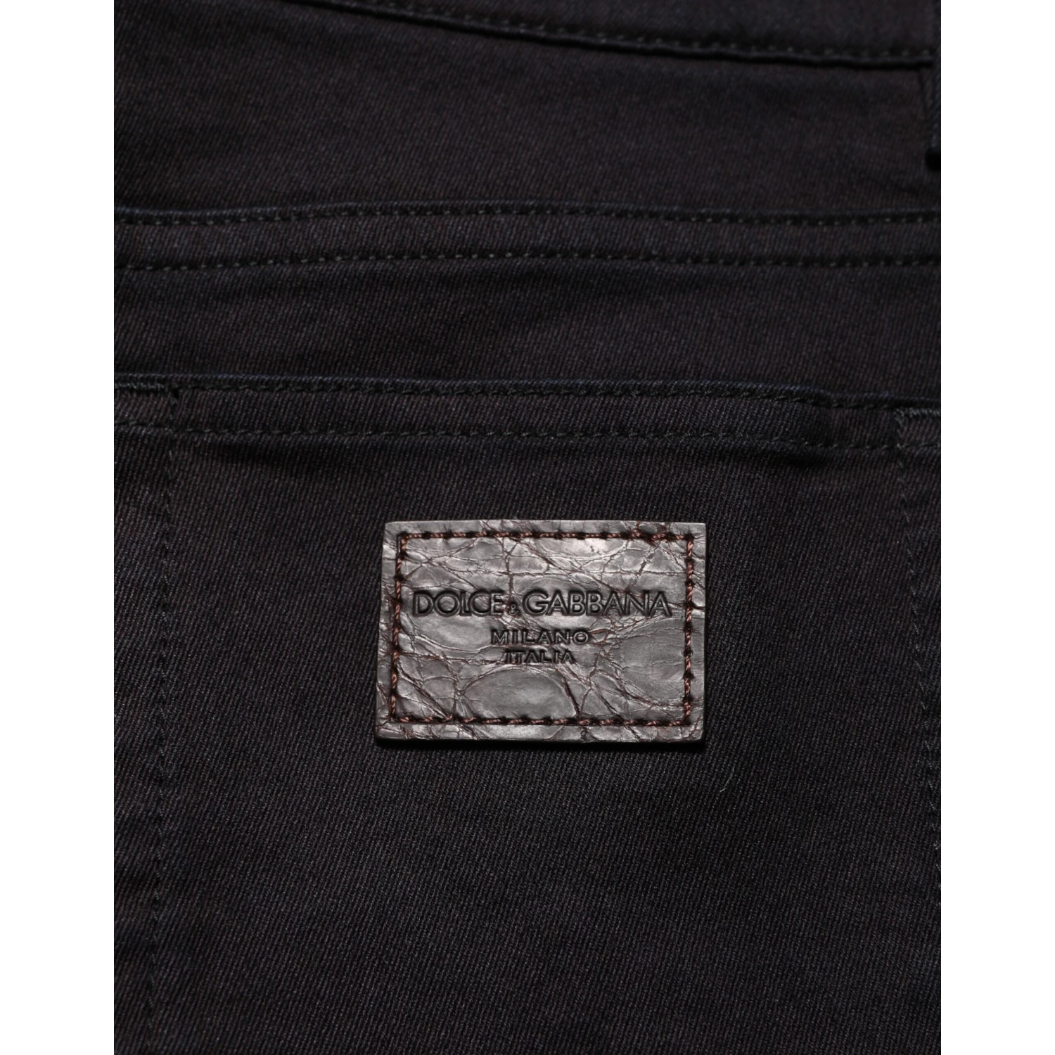Black Cotton Blend Skinny Men Trouser Pants