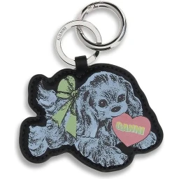 Multicolor Recycled Leather Keychain