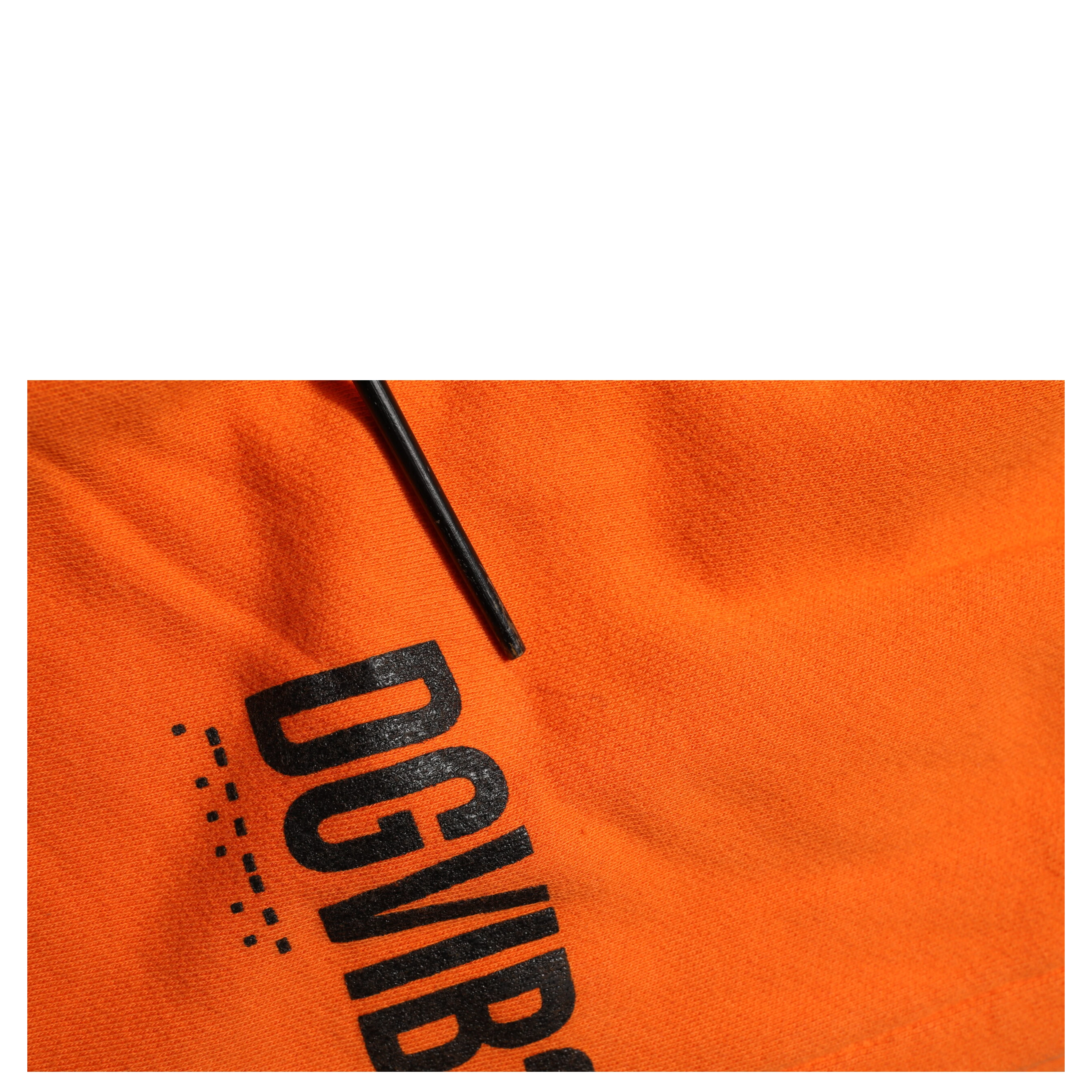 Orange Cotton DG VIB3 Logo Drawstring Sweatpants Pants