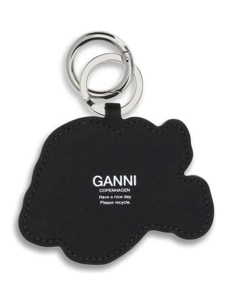 Multicolor Recycled Leather Keychain alternative