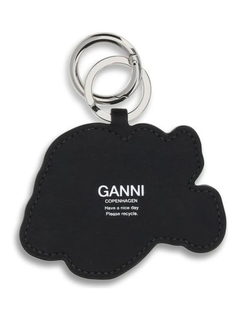 Multicolor Recycled Leather Keychain