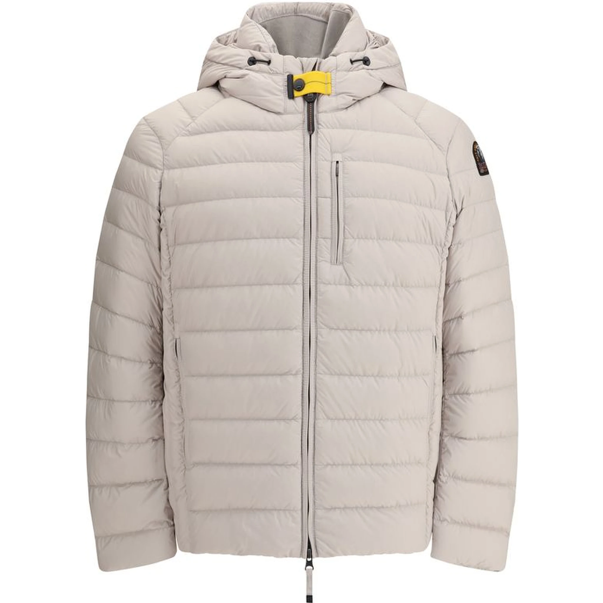 Beige Polyamide Full-Length Jacket