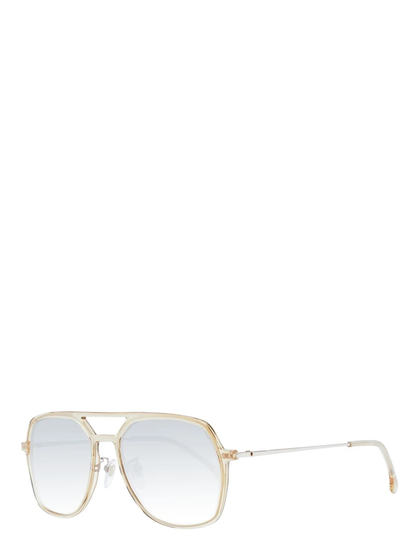 Beige Acetate & Plastic Sunglasses