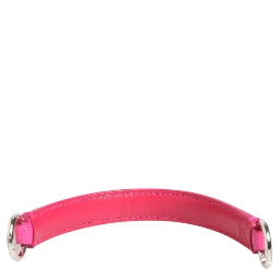 Pink Embellished Leather Bag Handle Women Shoulder Strap