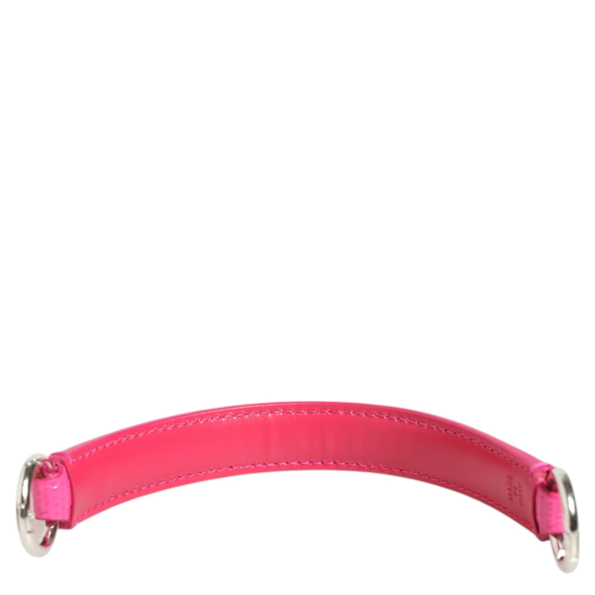 Pink Embellished Leather Bag Handle Women Shoulder Strap