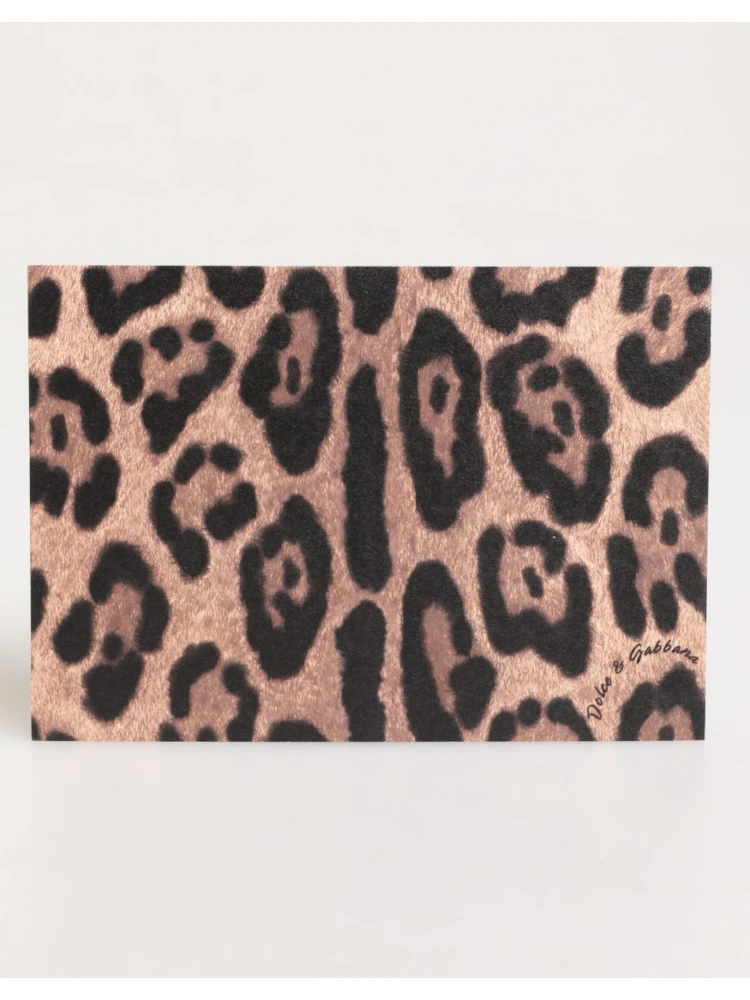 Multicolor Leopard Print Envelope Paper Post Card Holder alternative