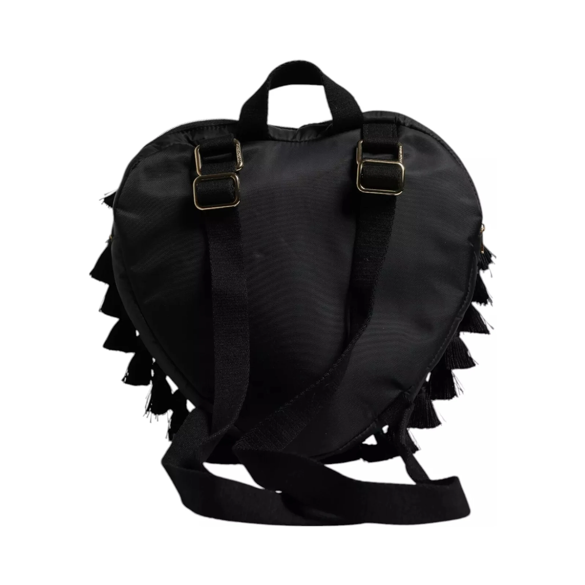 Black Heart L'Amore Patch Embellished Kids Backpack