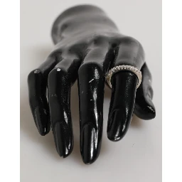 Sterling Silver 925 Band Pave CZ Crystal Eternity Ring