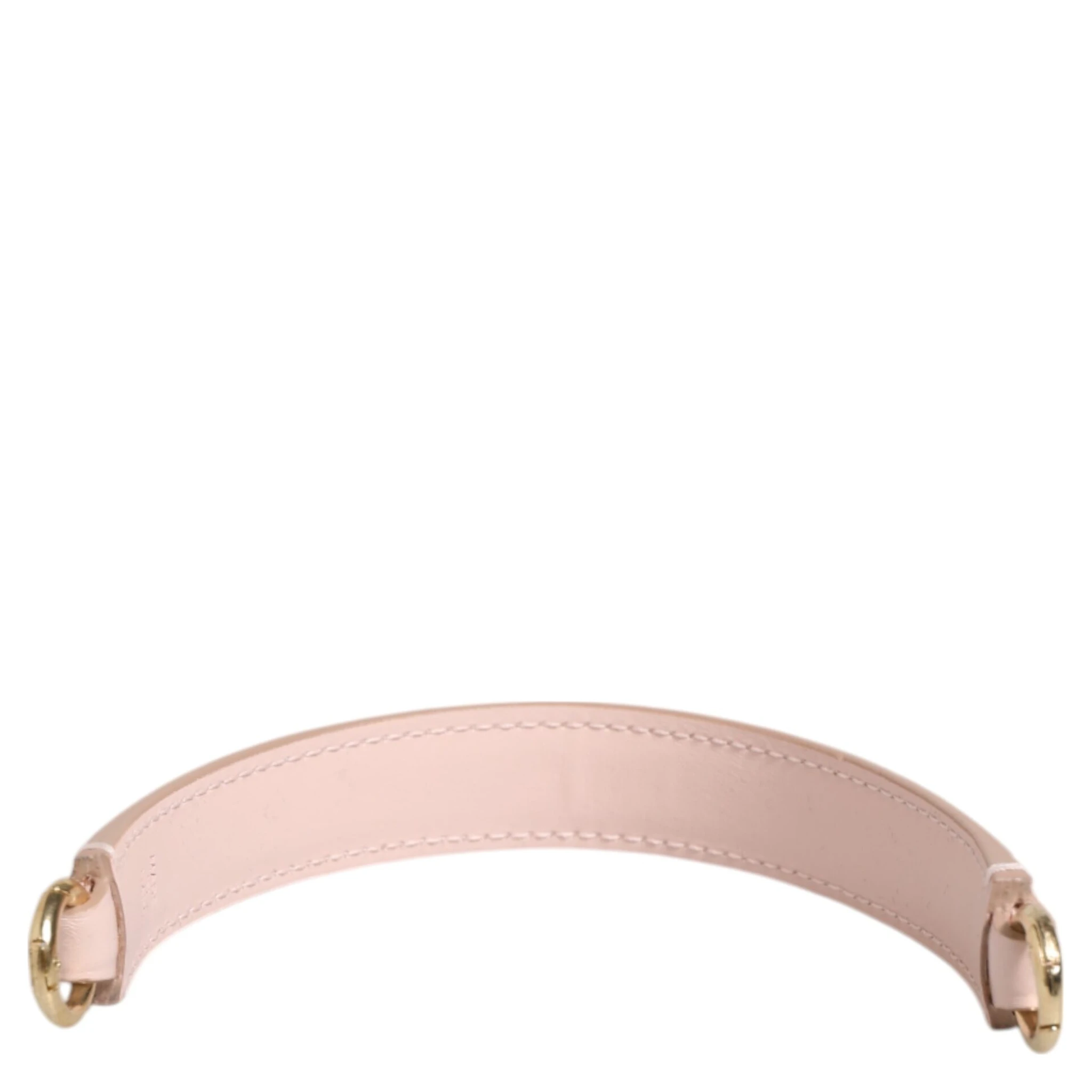 Strap Pink Leather Gold Tone Big Bag Handle Shoulder Strap