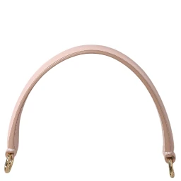Strap Pink Leather Gold Tone Big Bag Handle Shoulder Strap