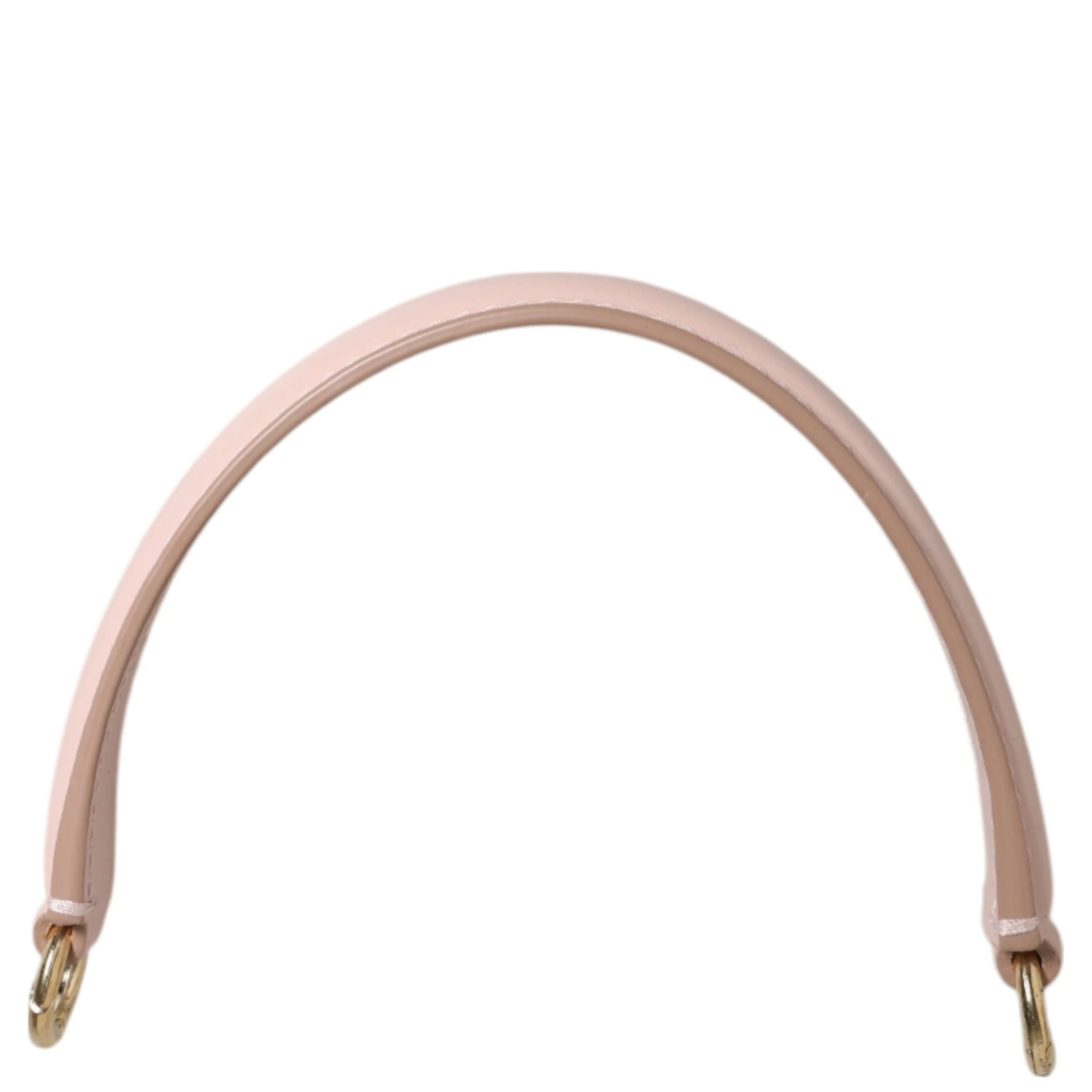 Strap Pink Leather Gold Tone Big Bag Handle Shoulder Strap