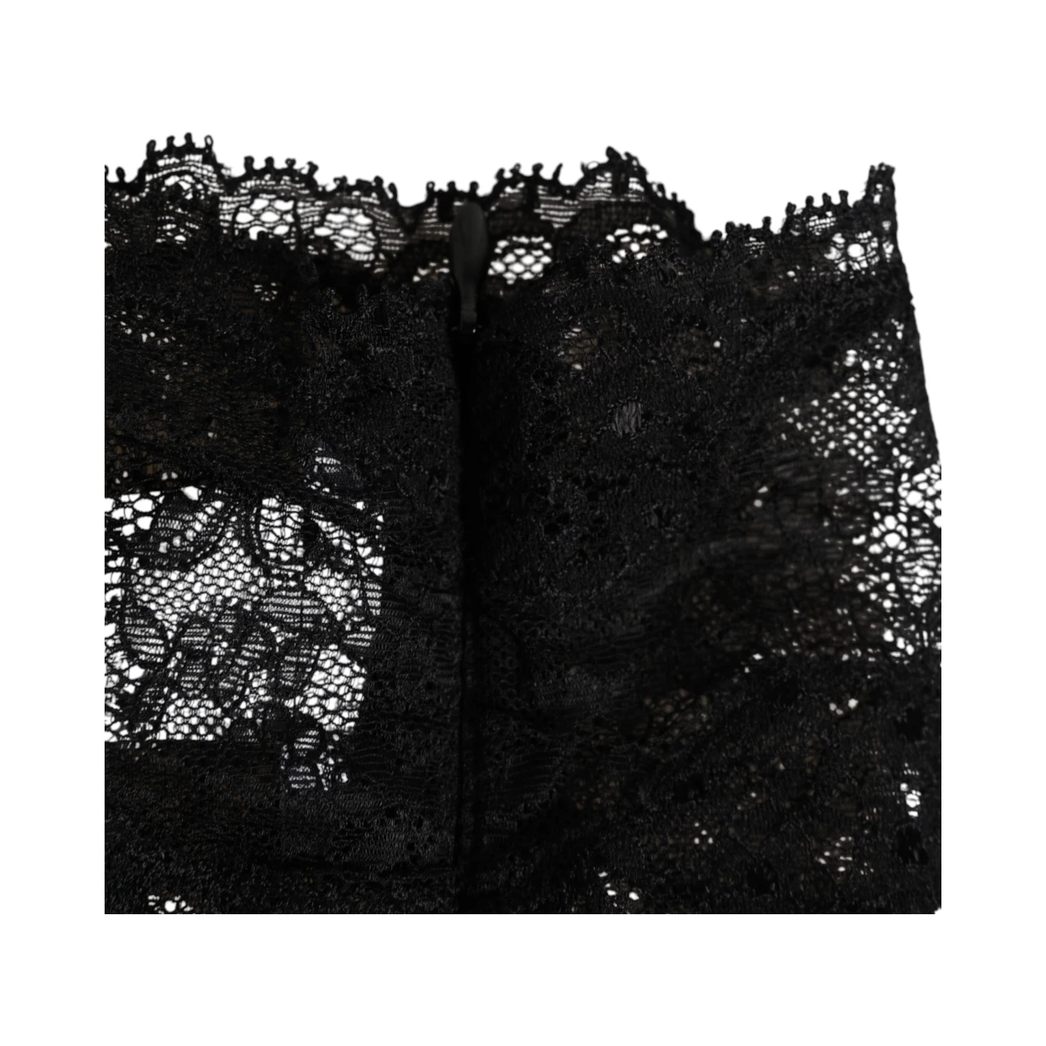 Black Lace Bandeau Bustier Top Sheer Stretch Underwear