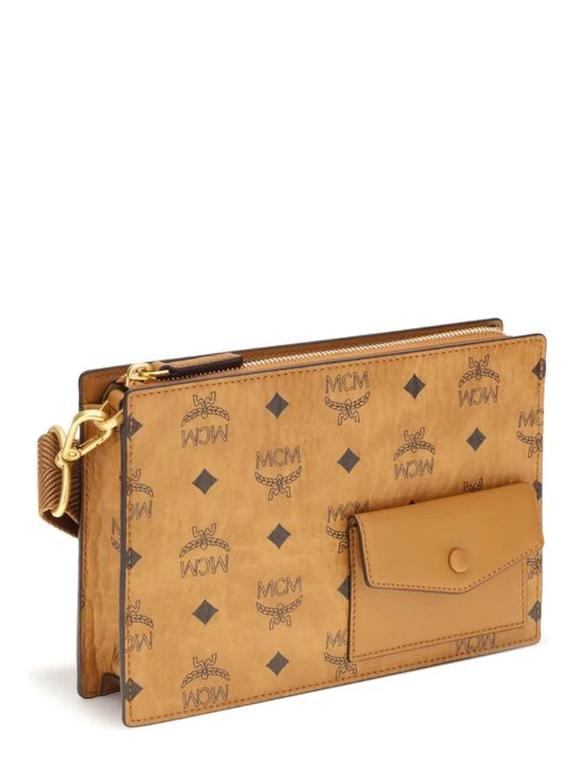 Brown Canvas Shoulder Bag