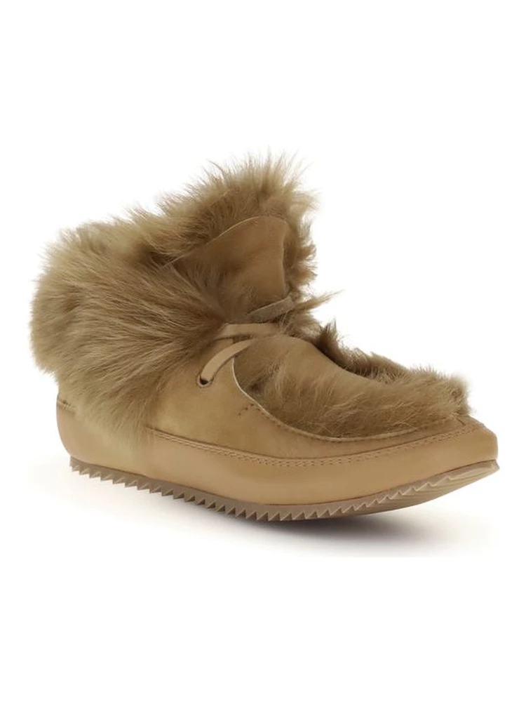 Beige Leather Ankle Boots alternative