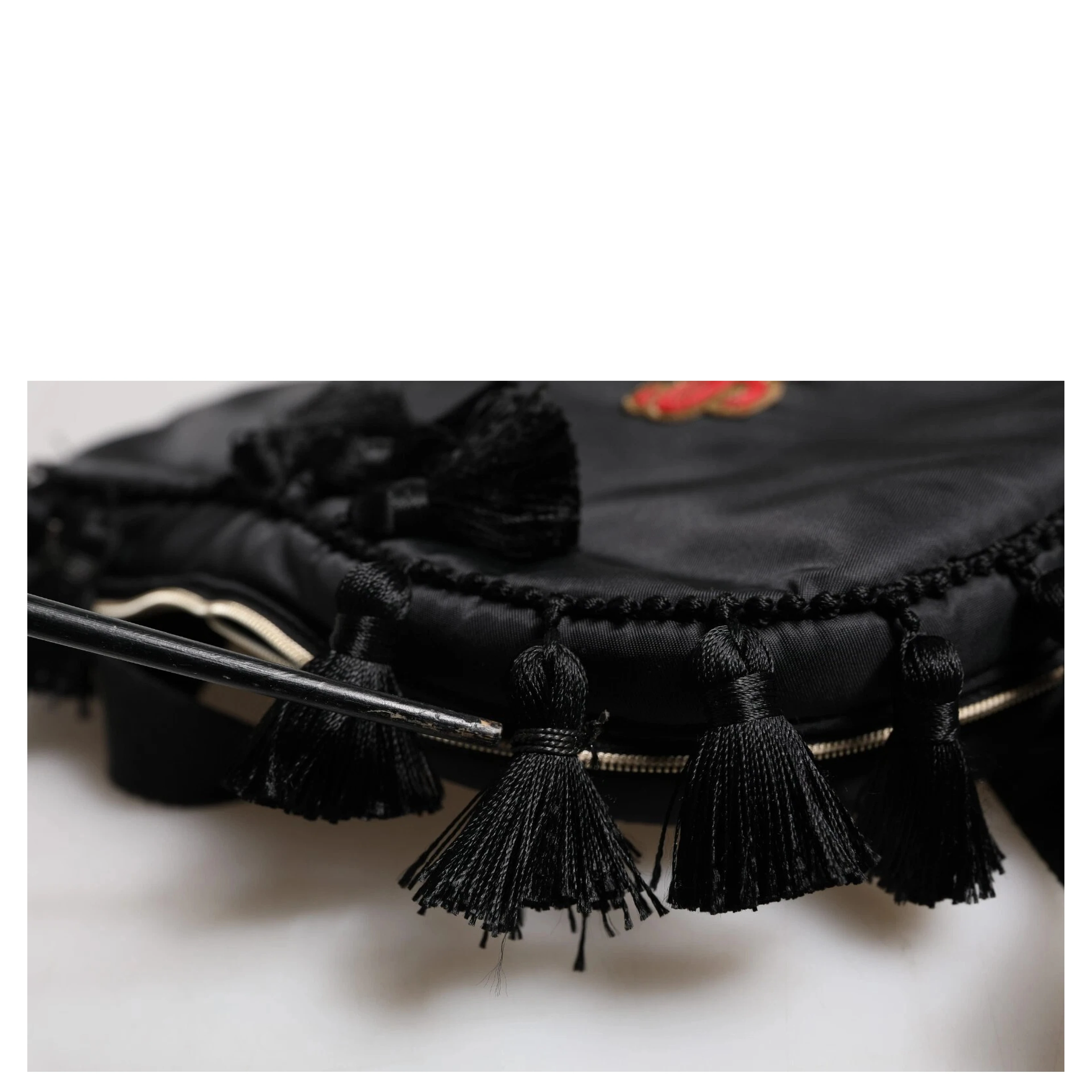Black Heart L'Amore Patch Embellished Kids Backpack