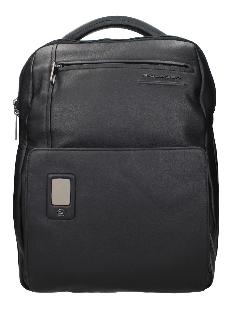 Black Leather Backpack