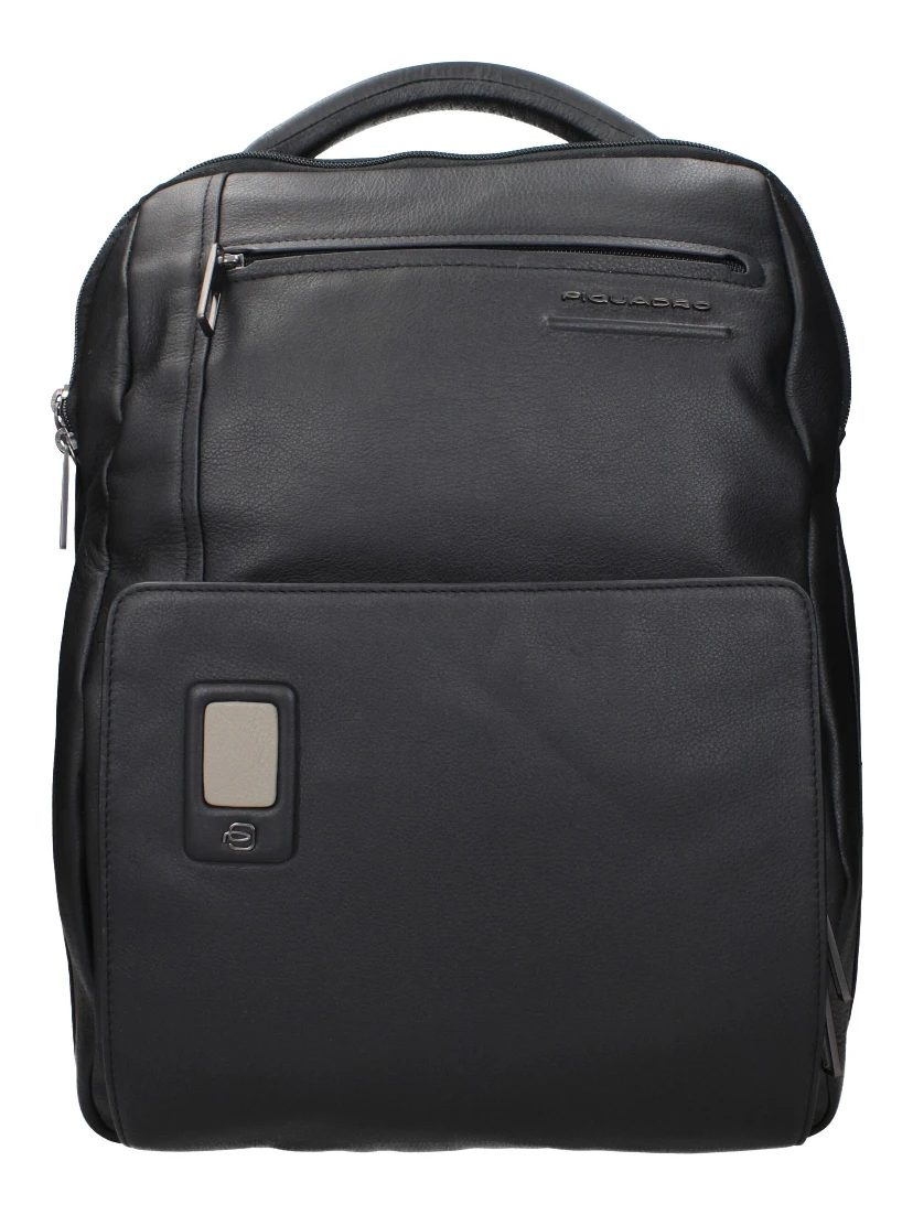 Black Leather Backpack