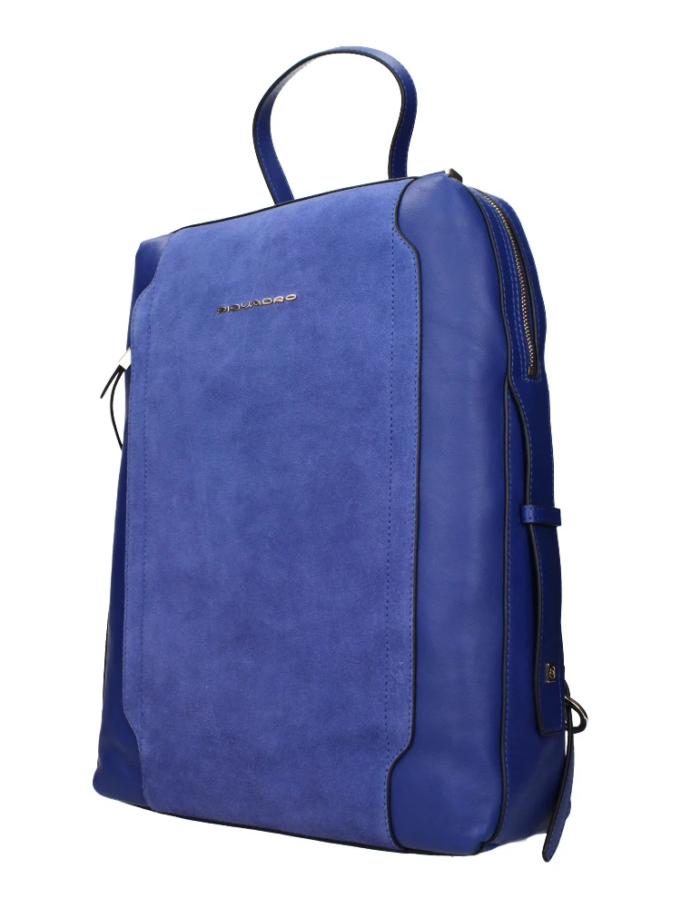 Blue Leather Backpack alternative