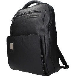 Black Leather Backpack