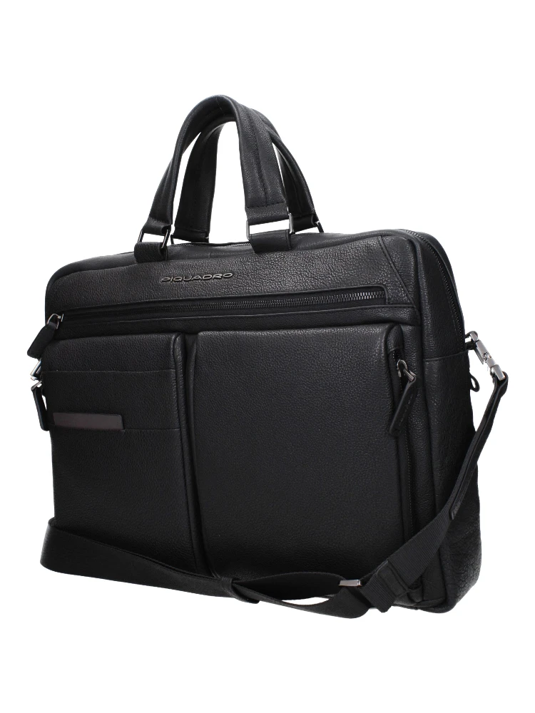 Black Leather Business And Laptop Bag alternative