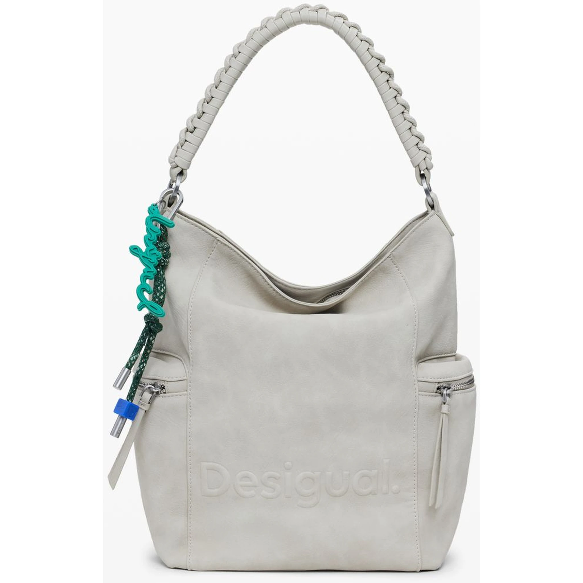 Beige Polyethylene Women Backpack