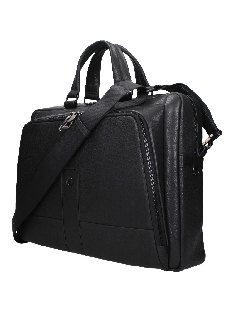 Black Leather Business And Laptop Bag alternative