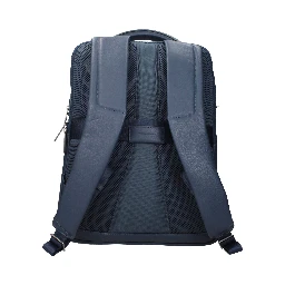 Blue Leather Backpack