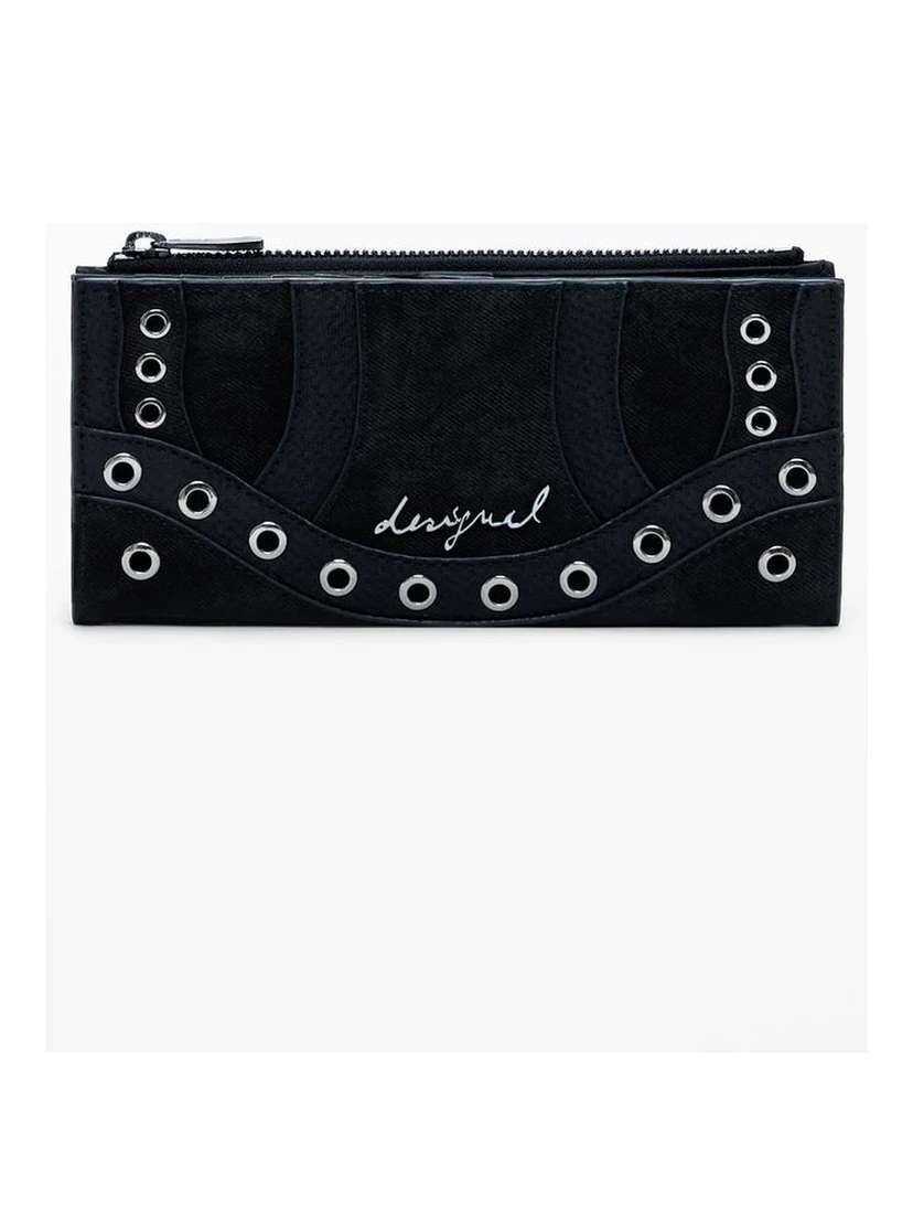 Black Polyethylene Women Wallet