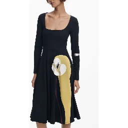 Black Cotton Women Dress