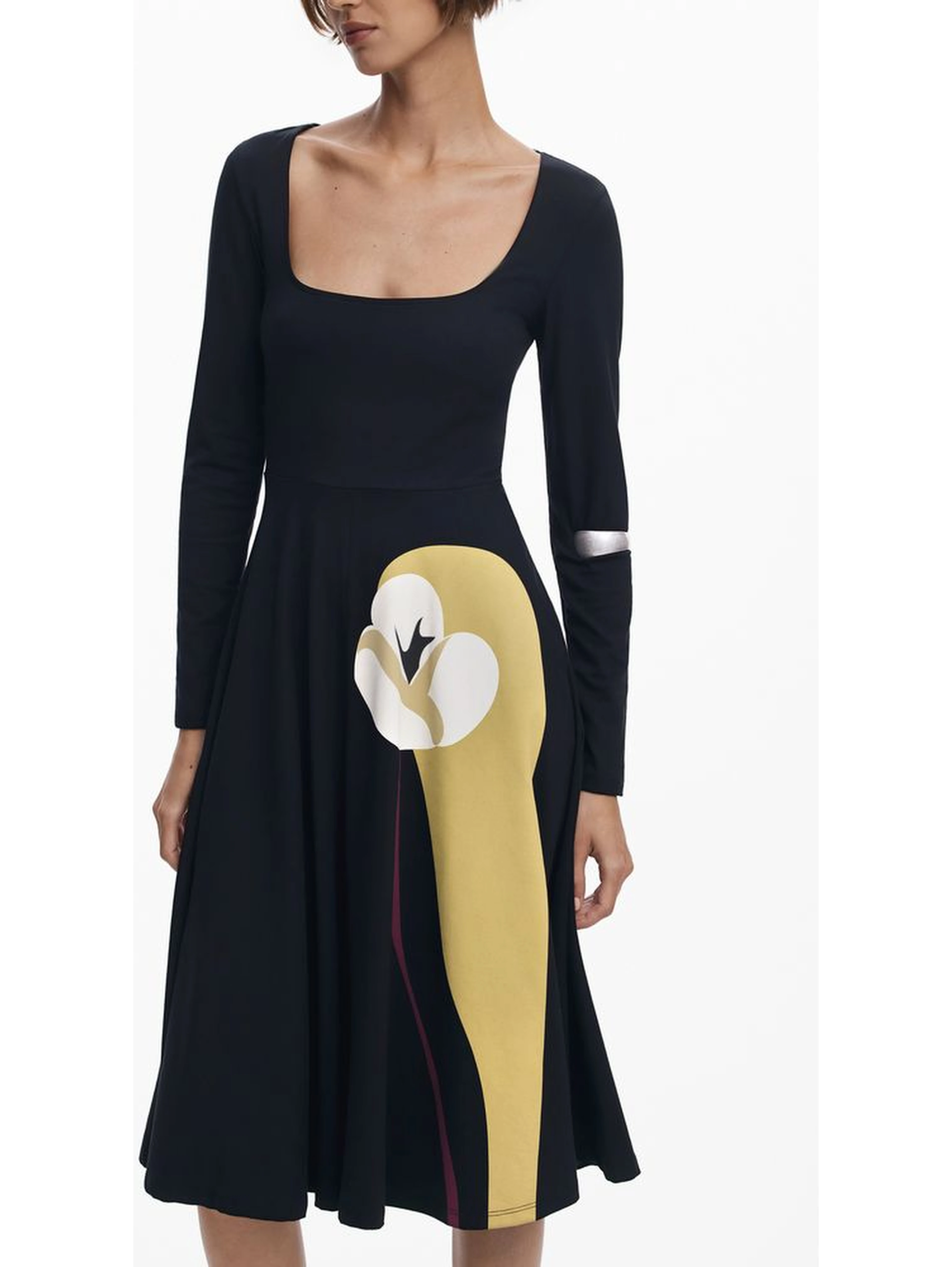 Black Cotton Women Dress