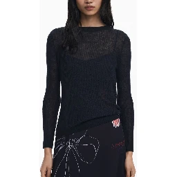 Black Polyester Women Dress