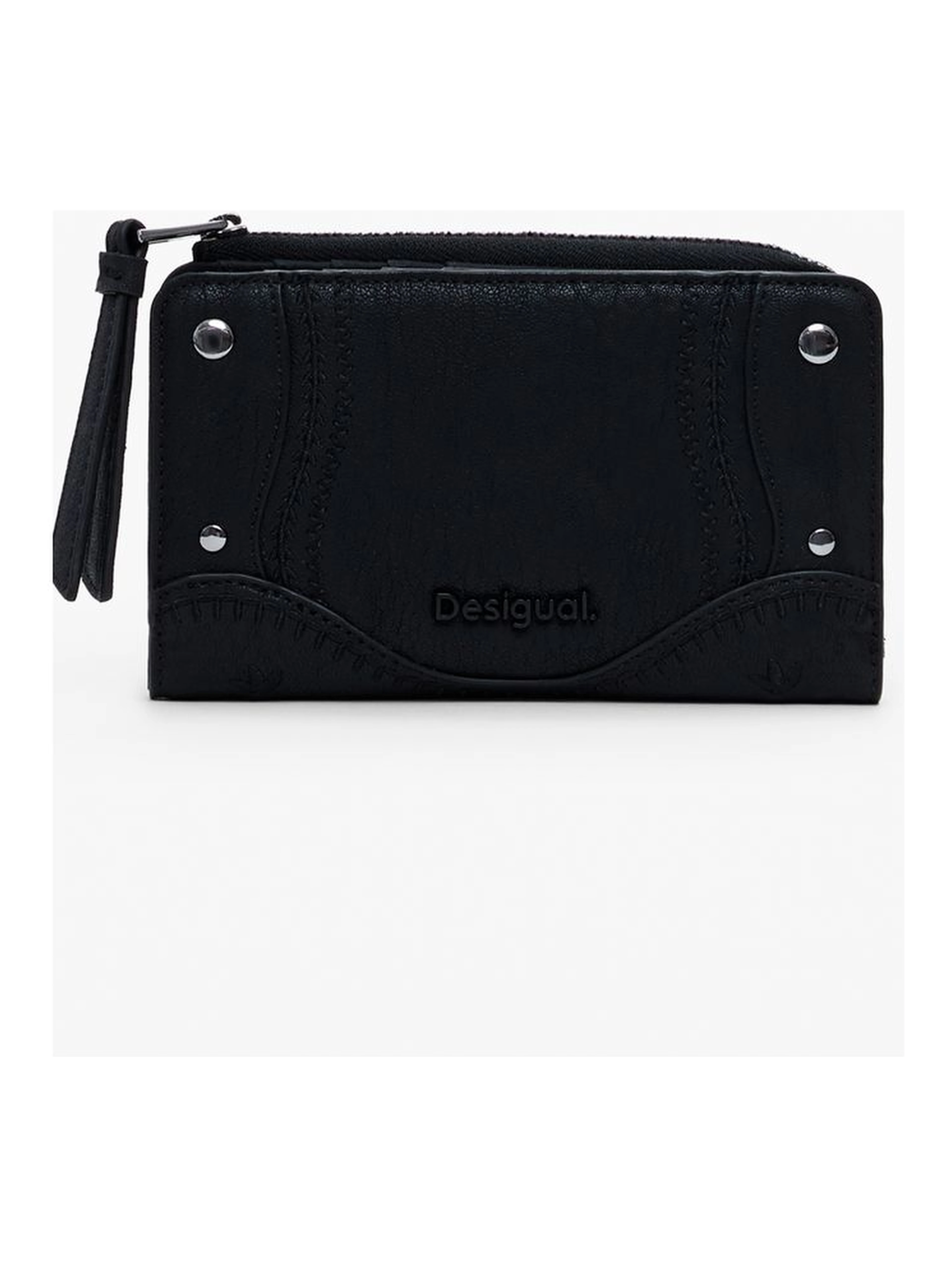 Black Polyethylene Women Wallet