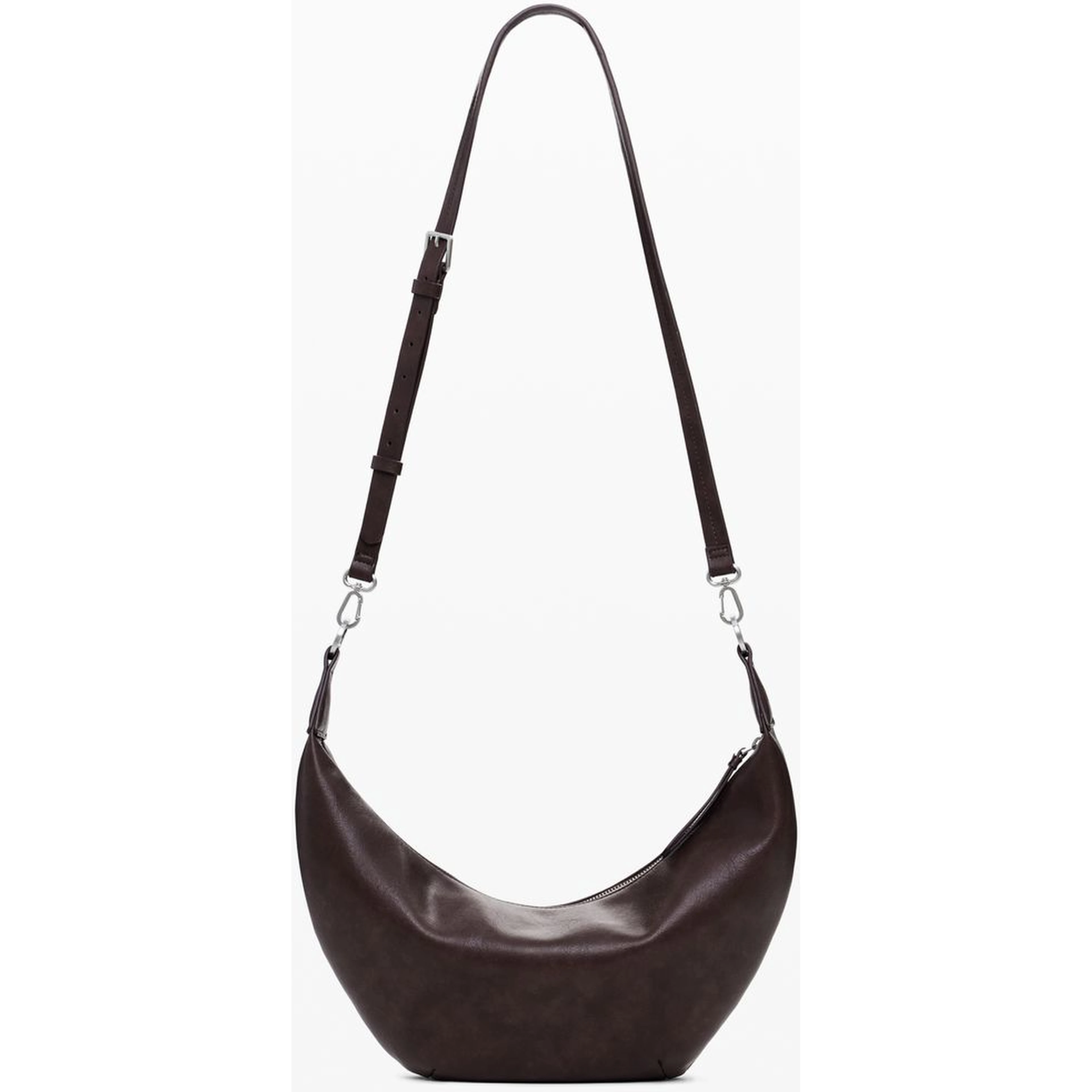 Brown Polyethylene Women Handbag