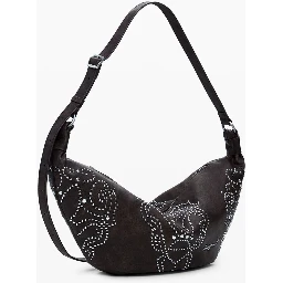 Brown Polyethylene Women Handbag