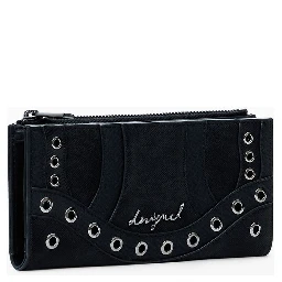 Black Polyethylene Women Wallet