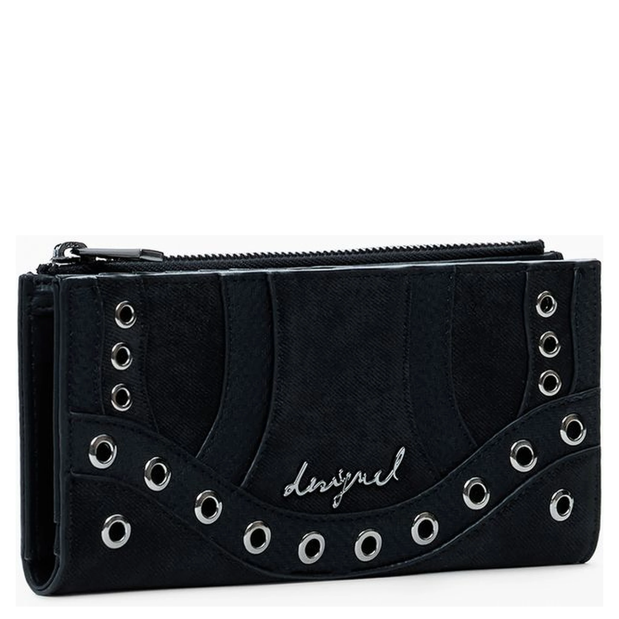 Black Polyethylene Women Wallet