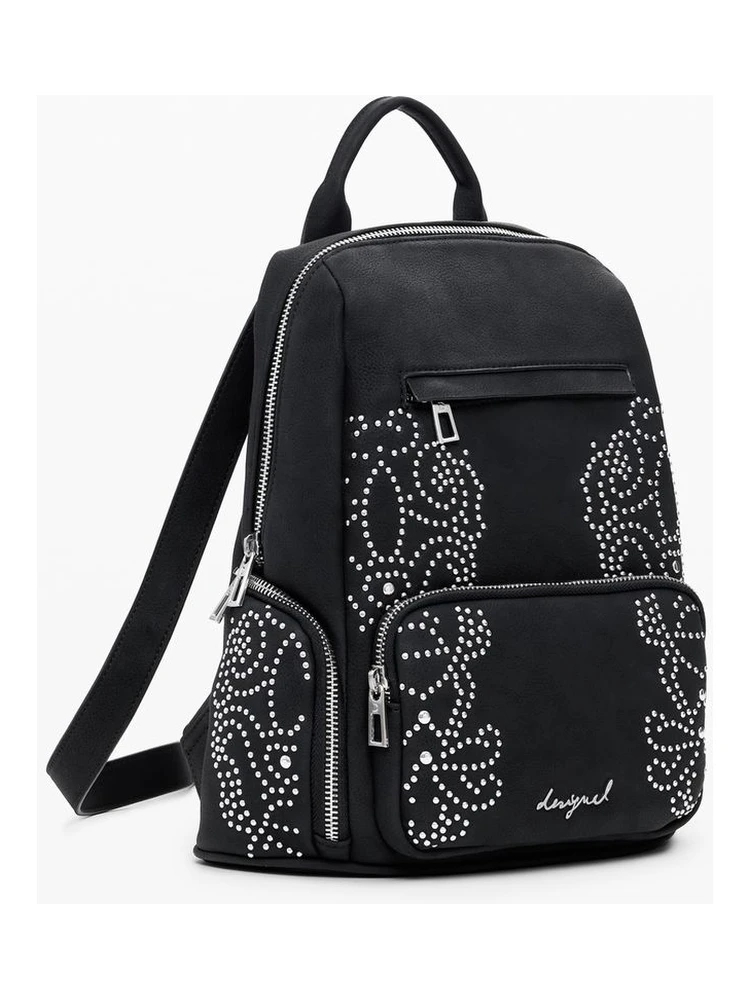 Black Polyethylene Women Backpack alternative