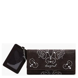 Brown Polyethylene Women Wallet
